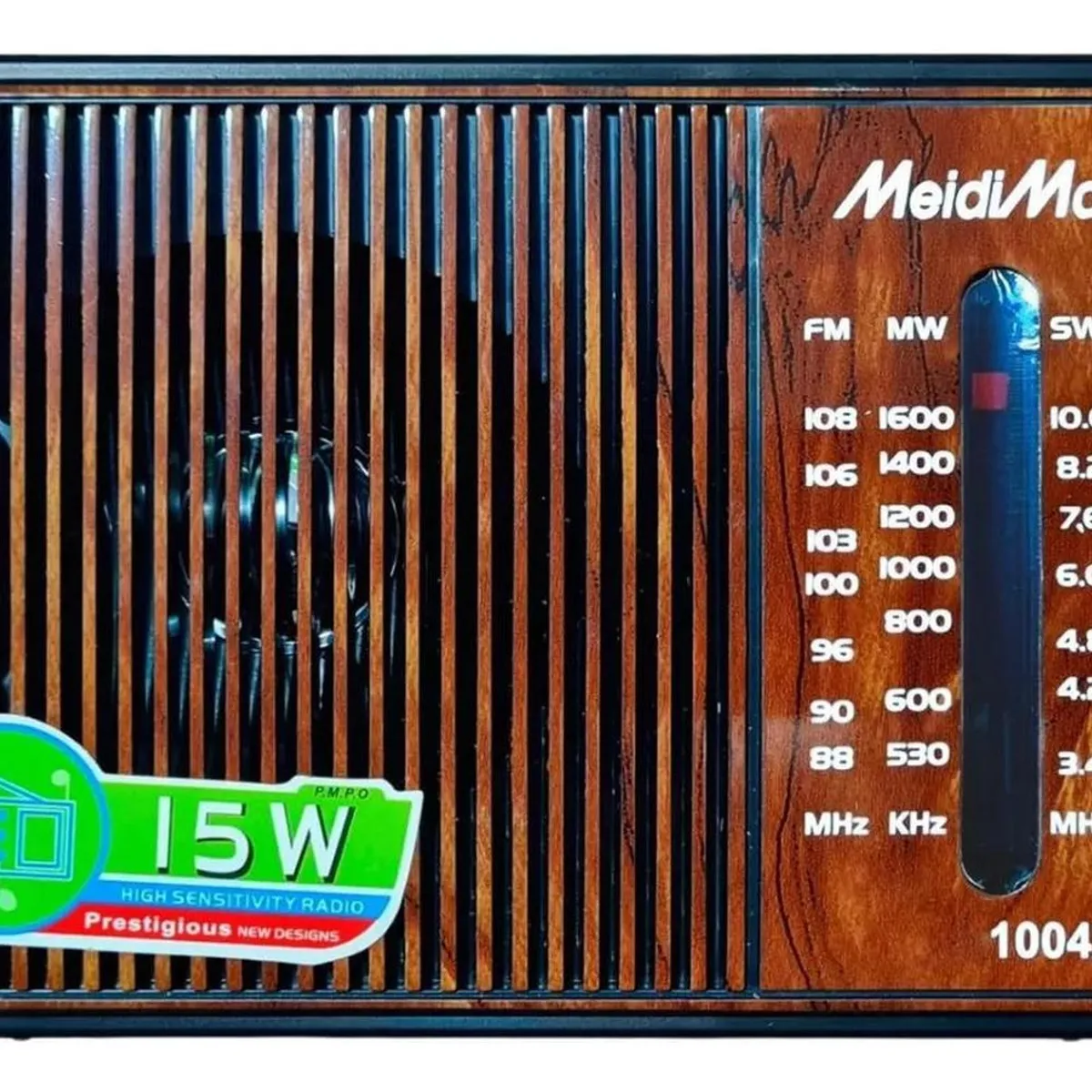 GEN - Radio Portatil De Mano A Pilas Am Fm - Dorado