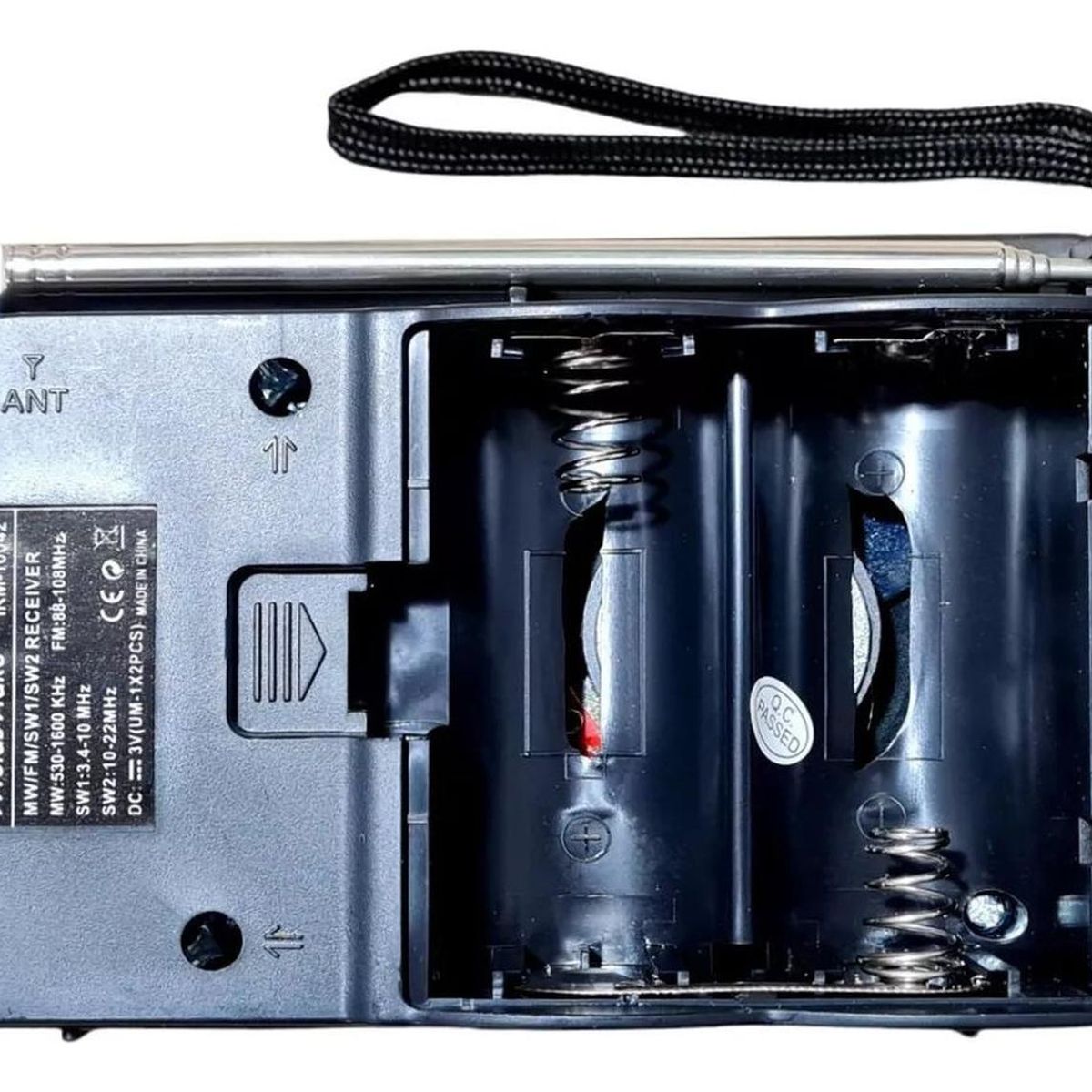 GEN - Radio Portatil De Mano A Pilas Am Fm - Dorado