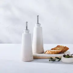 LE CREUSET - Set Aceite-Vinagre Signature Meringue