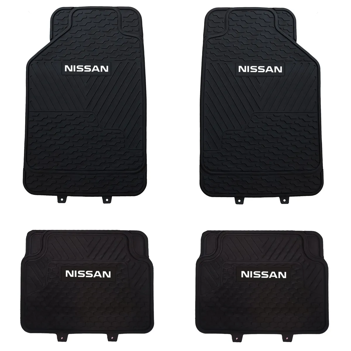 GENERICO - Pisos De Goma Nissan Para Vehículos 4 Piezas