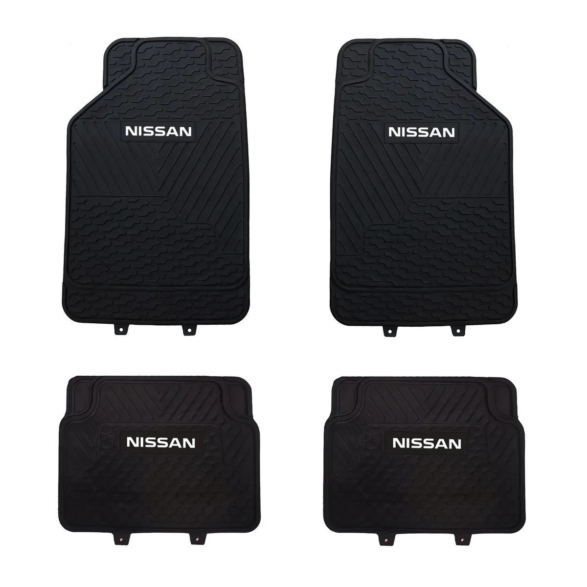 GENERICO - Pisos De Goma Nissan Para Vehículos 4 Piezas