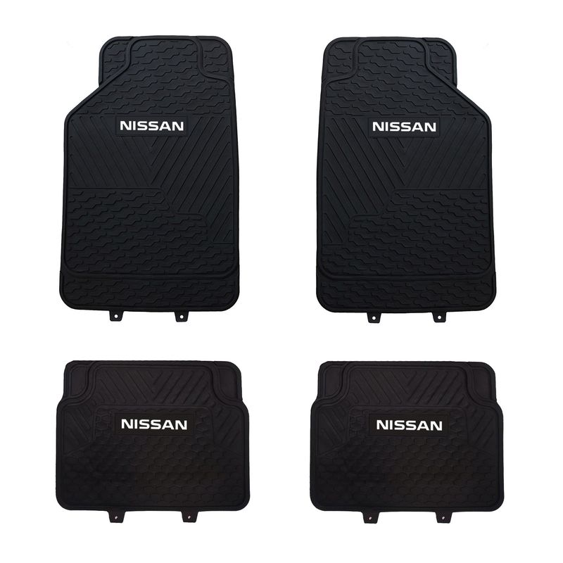 GENERICO - Pisos De Goma Nissan Para Vehículos 4 Piezas