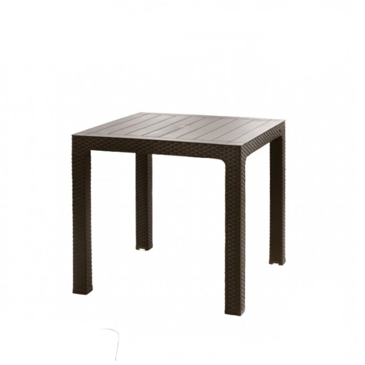 REYPLAST - Mesa Roble 80x80 Café Para Comedor Oficina O Cocina