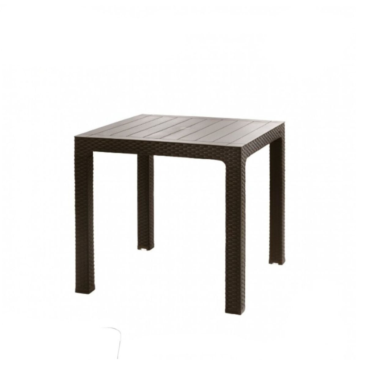 REYPLAST - Mesa Roble 80x80 Café Para Comedor Oficina O Cocina