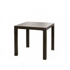 REYPLAST - Mesa Roble 80x80 Café Para Comedor Oficina O Cocina