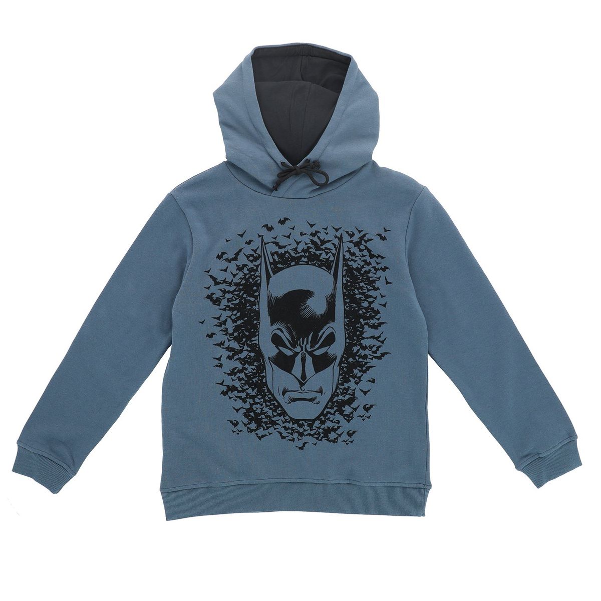 DC COMICS - Poleron Con Gorro Niño Batman Azul Dc Comics