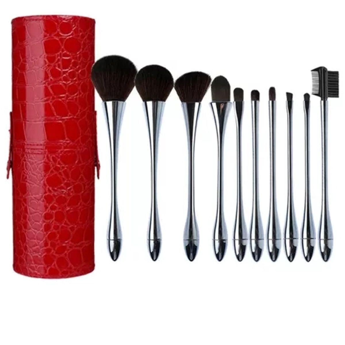 GENERICO - Brochas Profesionales Con Cerdas Suaves En Estuche Elegante