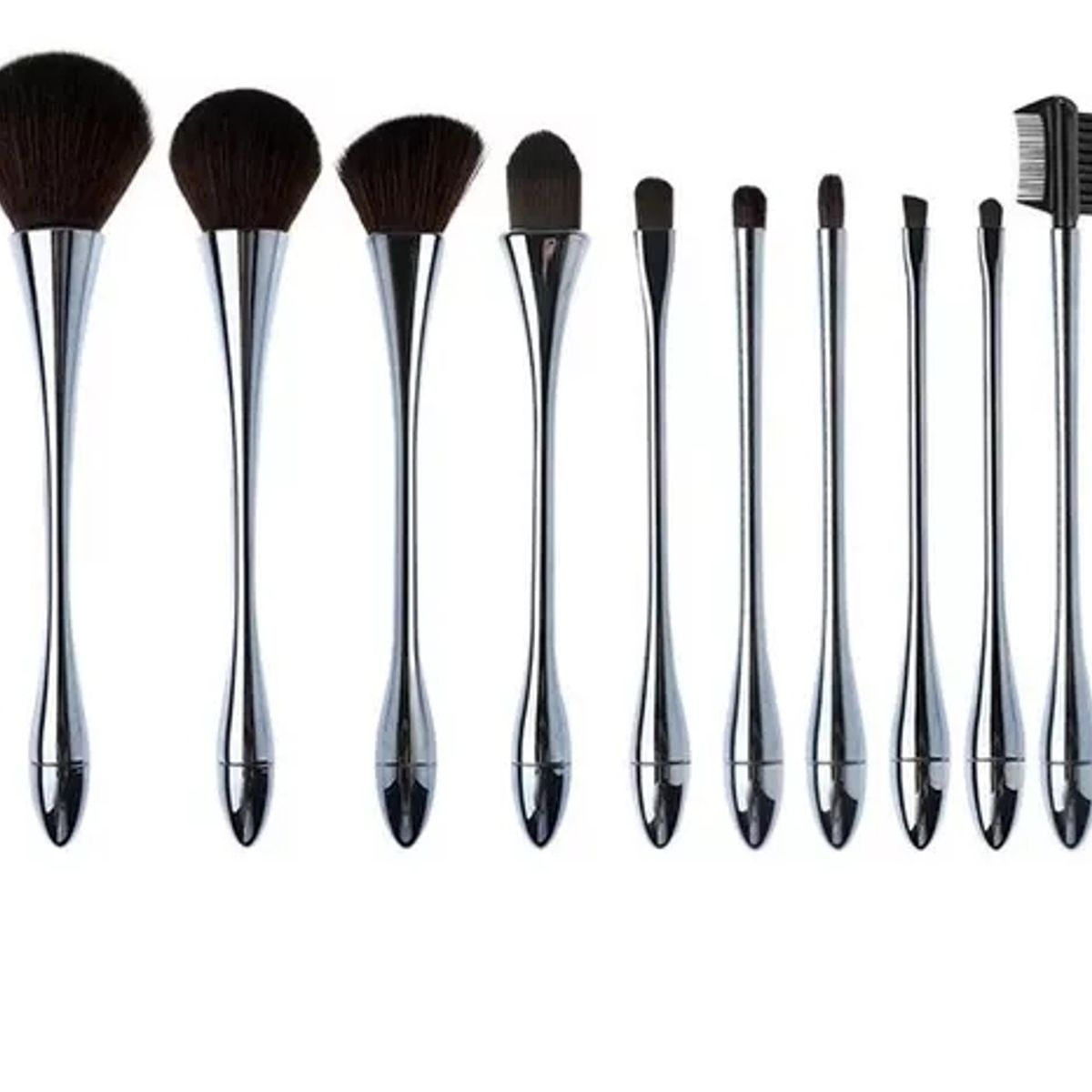 GENERICO - Brochas Profesionales Con Cerdas Suaves En Estuche Elegante