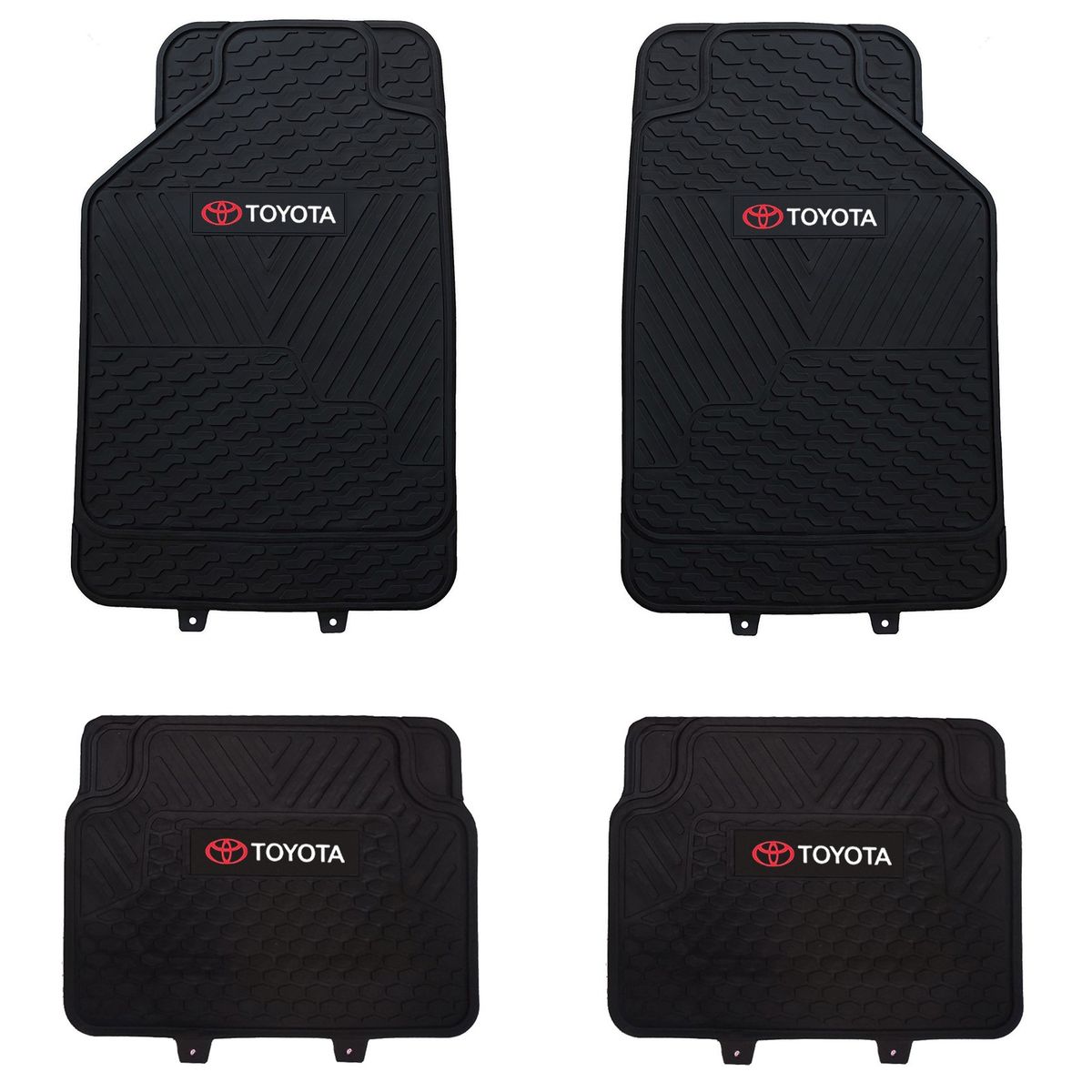 GENERICO - Pisos De Goma Toyota Para Vehículos 4 Piezas