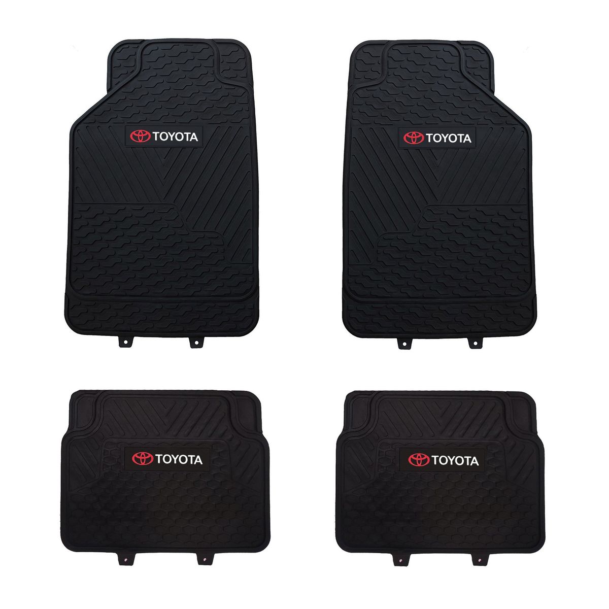 GENERICO - Pisos De Goma Toyota Para Vehículos 4 Piezas