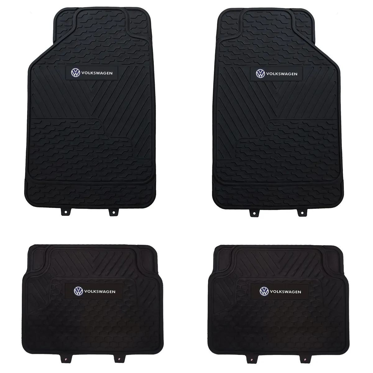 GENERICO - Pisos De Goma Volkswagen Para Vehículos 4 Piezas