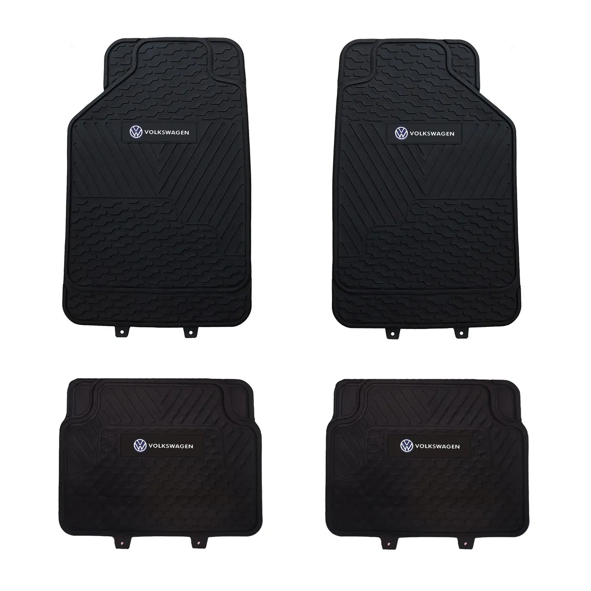 GENERICO - Pisos De Goma Volkswagen Para Vehículos 4 Piezas