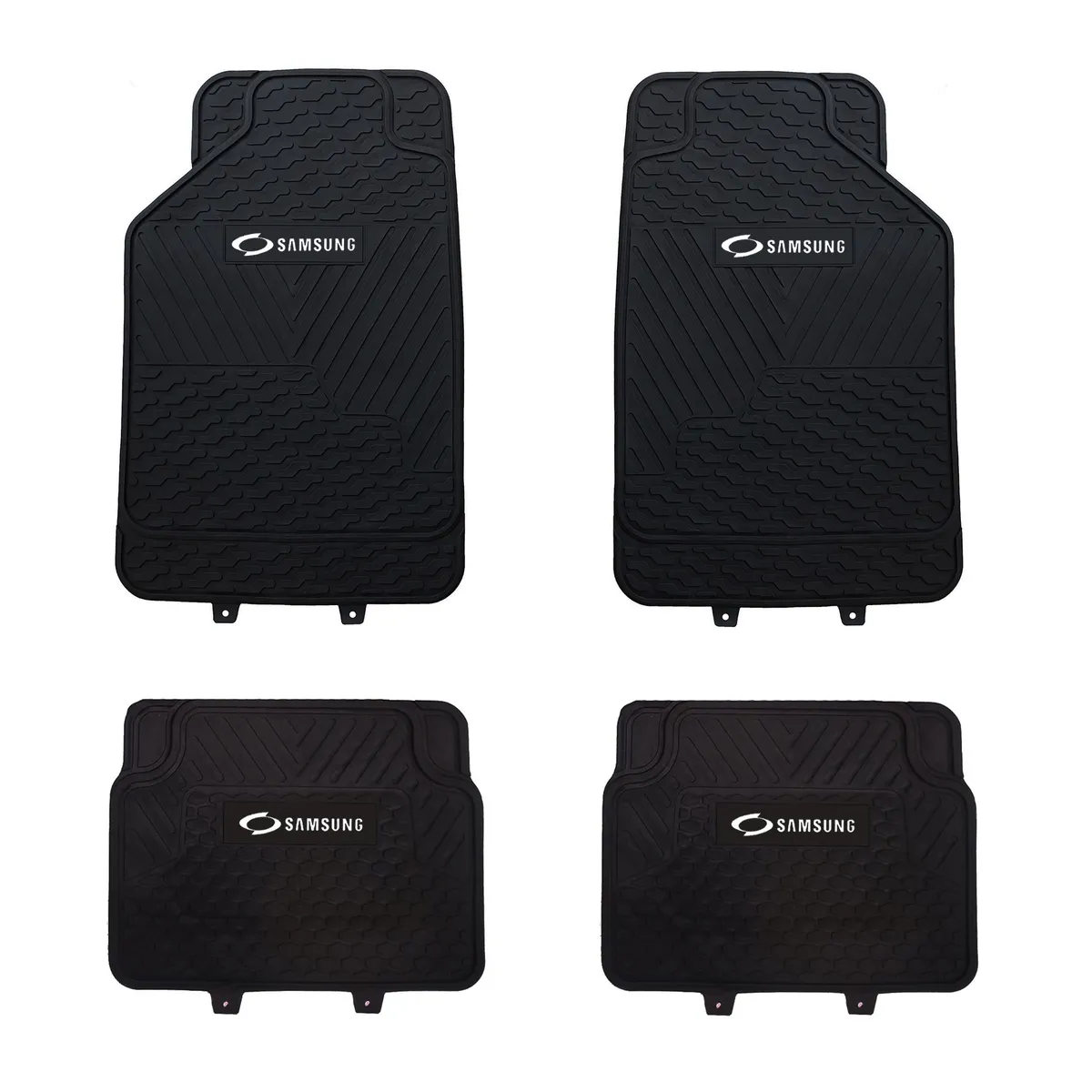 GENERICO - Pisos De Goma Samsung Para Vehículos 4 Piezas
