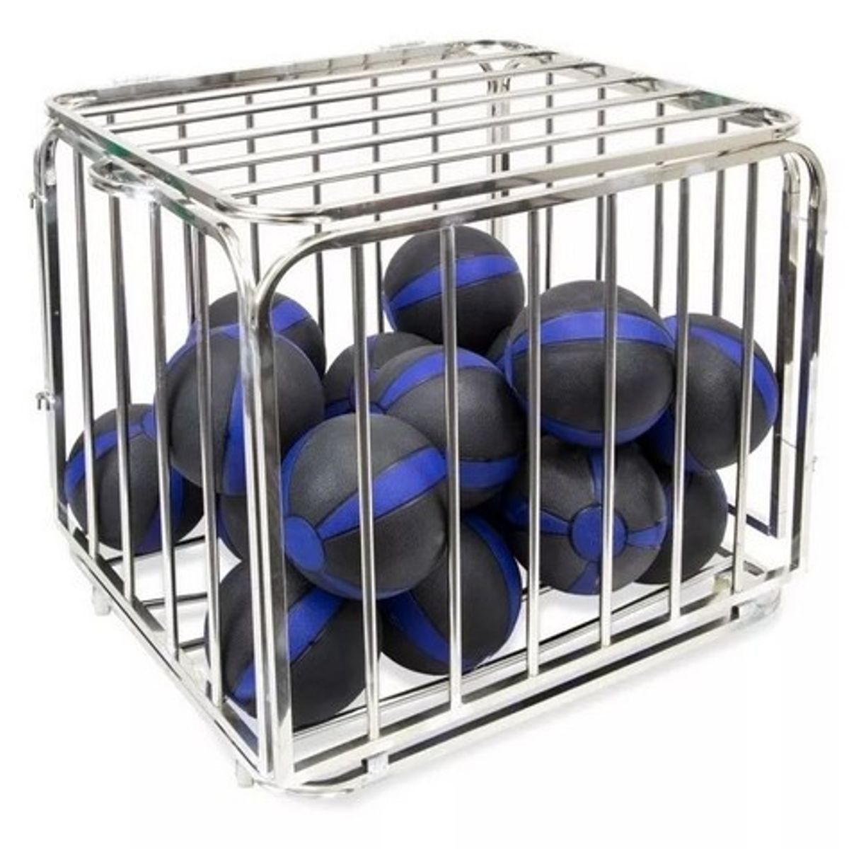 JUGUETON - Carro Portabalones Acero Inoxidable 90cm x 80cm x 90cm