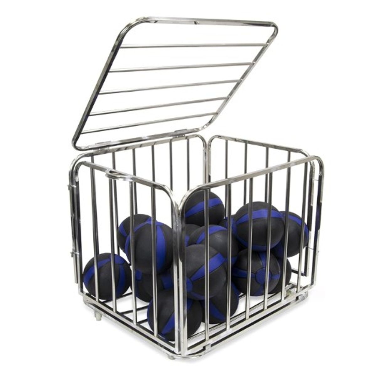 JUGUETON - Carro Portabalones Acero Inoxidable 90cm x 80cm x 90cm