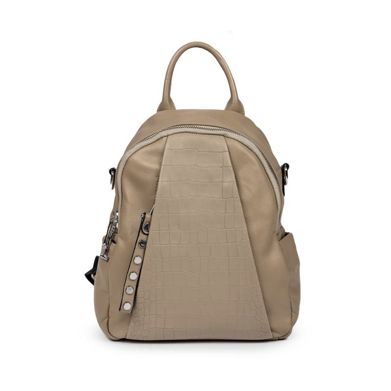 TODOPIEL - Mochila Ecocuero Mujer Beige Todopiel