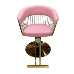 GENERICO - SILLON DE PELUQUERIA COLOR ROSADA