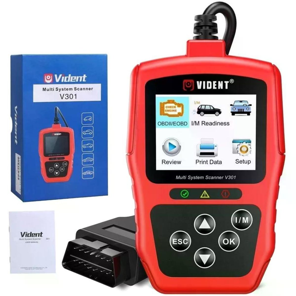 GENERICO - Scanner Vag Vident V301 Vw Audi Skoda Seat Abs Srs Tba Epb