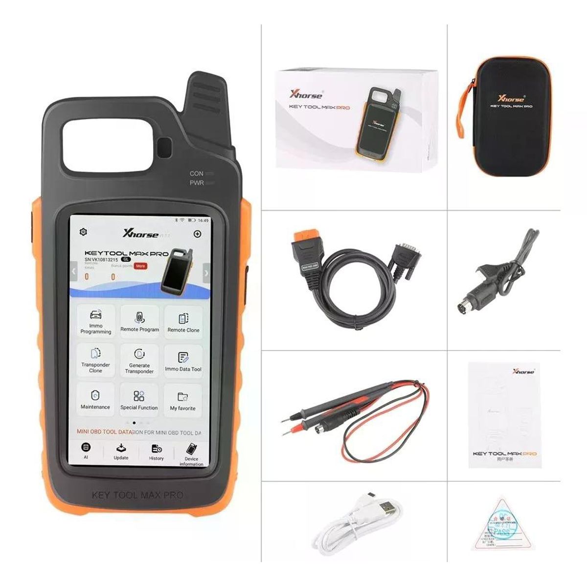 GENERICO - Programador Llaves Xhorse Vvdi Max Pro Mando Distancia Chip