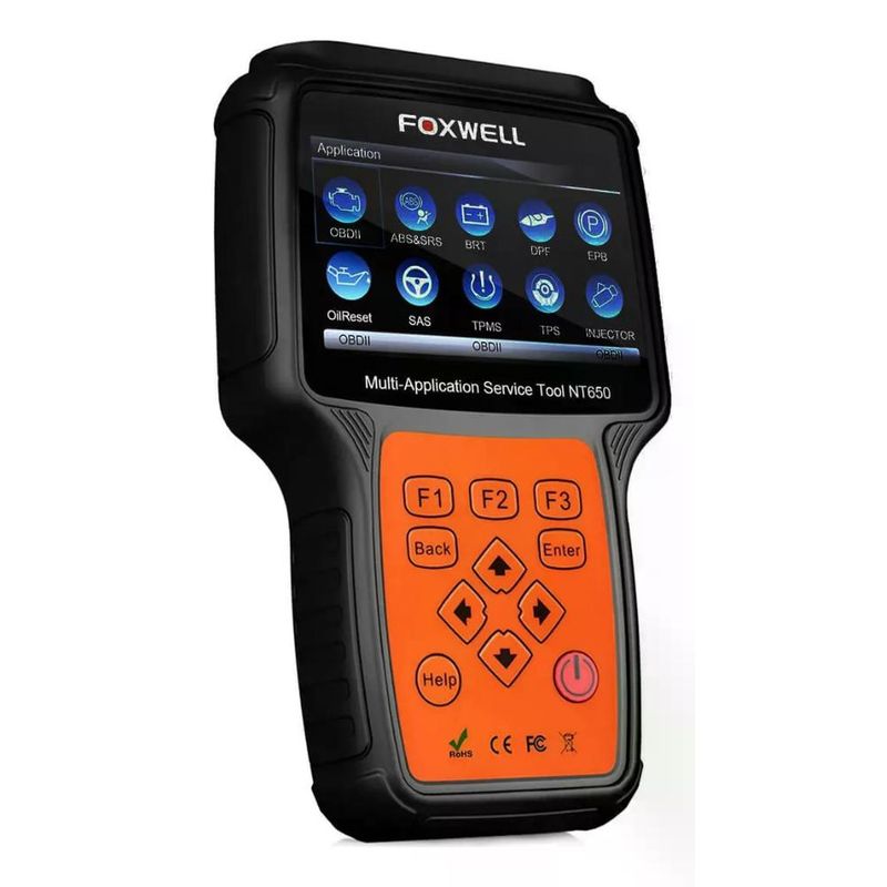 GENERICO - Scanner Automotriz Foxwell Nt 650 Elite Obd2 Dpf Abs Srs