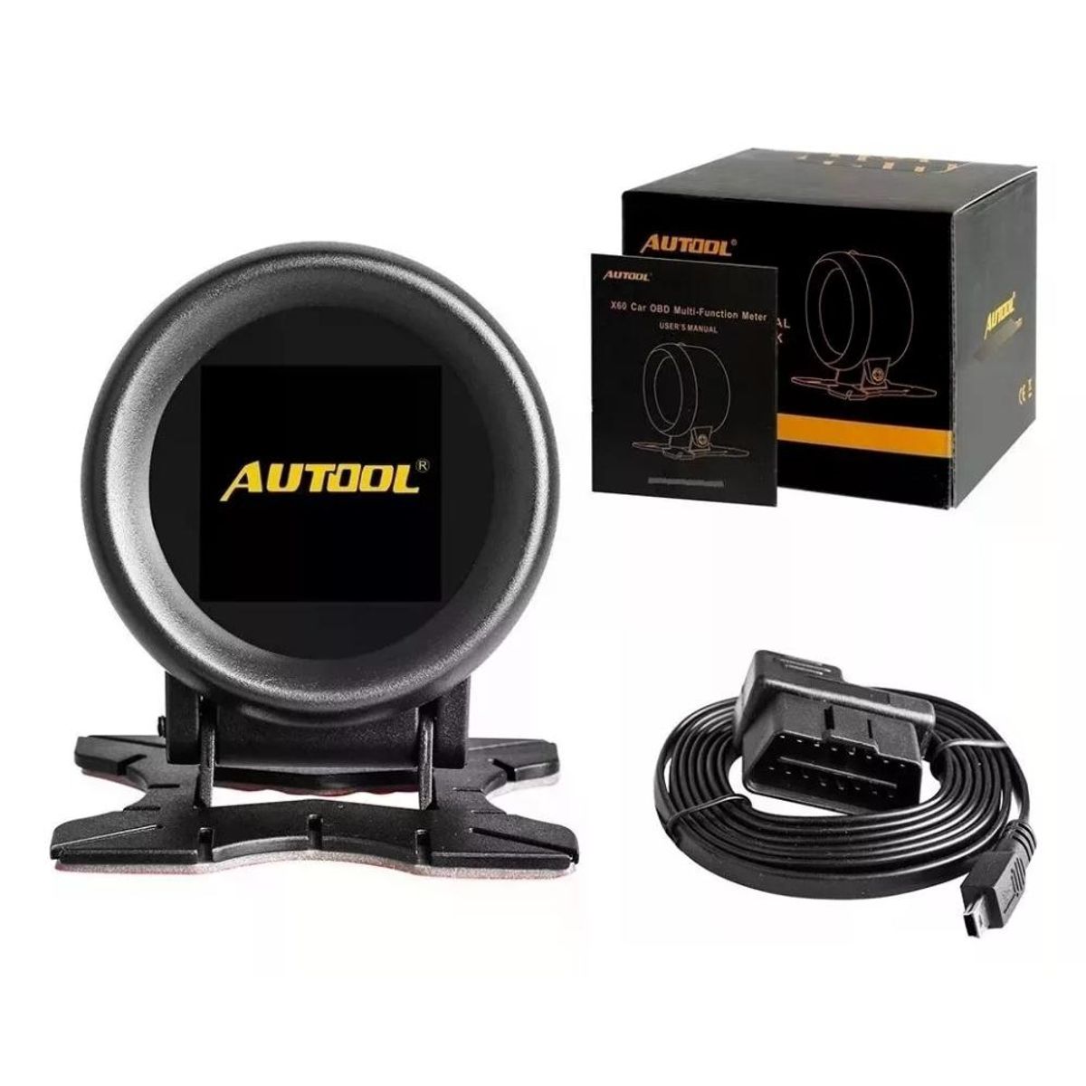 GENERICO - Scanner Automotriz Autool X60 Obd2 12v Mide Velocidad Tem