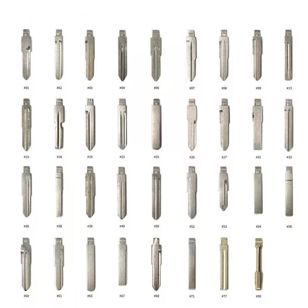 GENERICO - Llaves Paletas 175 Unidads Jmd Vvdi Keydiy Kd Remoto Chip