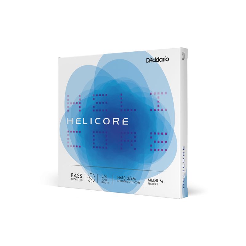 DADDARIO - Set de cuedas Contrabajo 3/4 Med Helic H610 3/4M Daddario