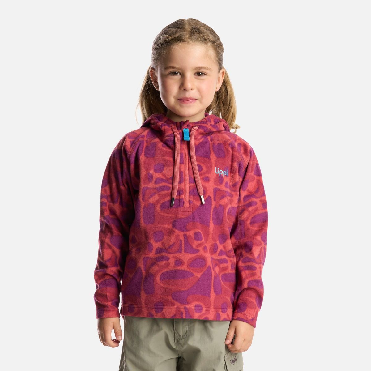 LIPPI - Chaqueta Niña Cold Day Therm-Pro Hoody Jacket Print Rosa Lippi