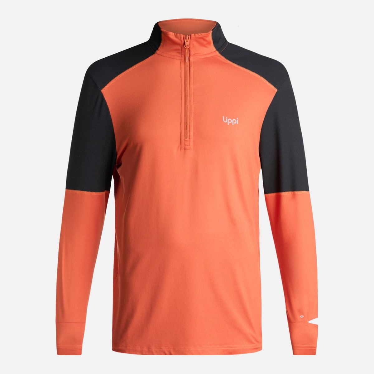 LIPPI - Poleron Hombre Puerto Trucco 14 Zip Naranjo Oscuro Lippi