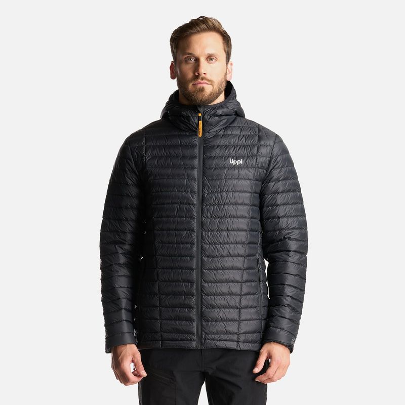 LIPPI - Chaqueta Hombre Peak Down Hoody Jacket Negro Lippi