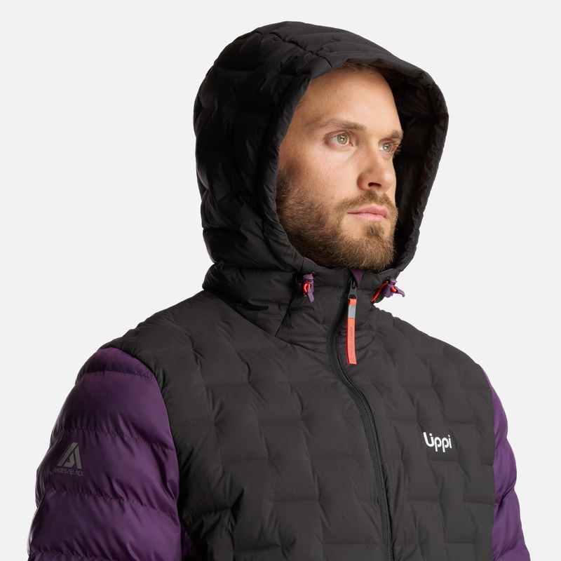 LIPPI Chaqueta Hombre Bazpur EVO Down Hoody Jacket Morado Lippi