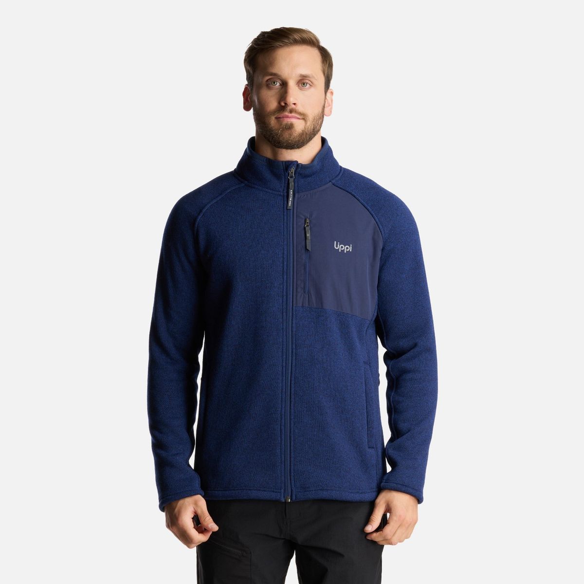LIPPI - Chaqueta Hombre Coronado Blend-Pro Jacket Melange Azul Marino Lippi