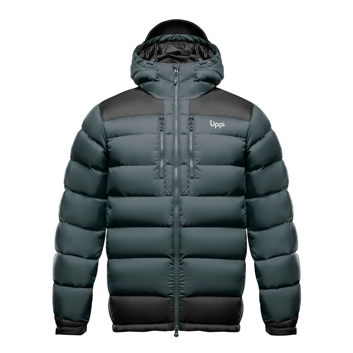 LIPPI - Chaqueta Hombre Annapurna Down Hoody Jacket Verde Oscuro Lippi