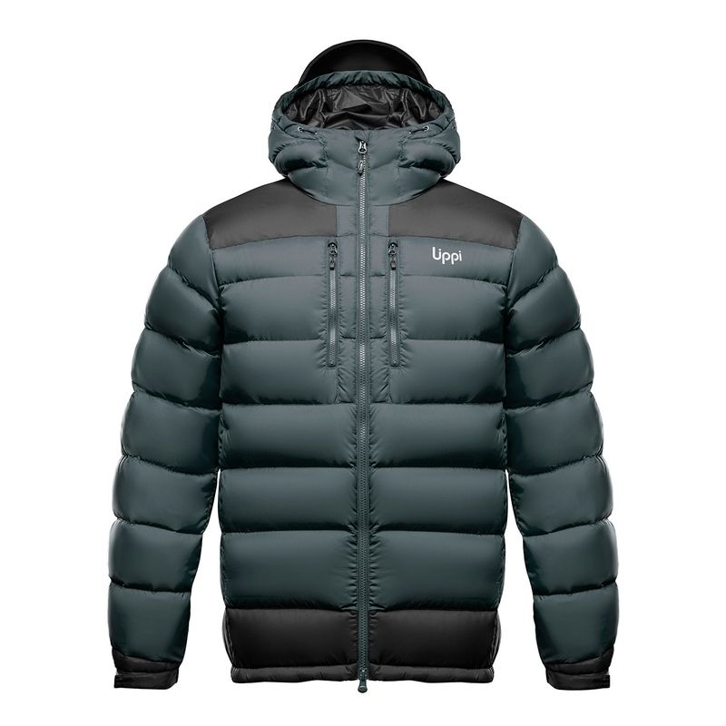 LIPPI - Chaqueta Hombre Annapurna Down Hoody Jacket Verde Oscuro Lippi