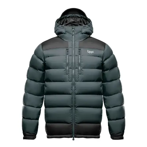 LIPPI - Chaqueta Hombre Annapurna Down Hoody Jacket Verde Oscuro