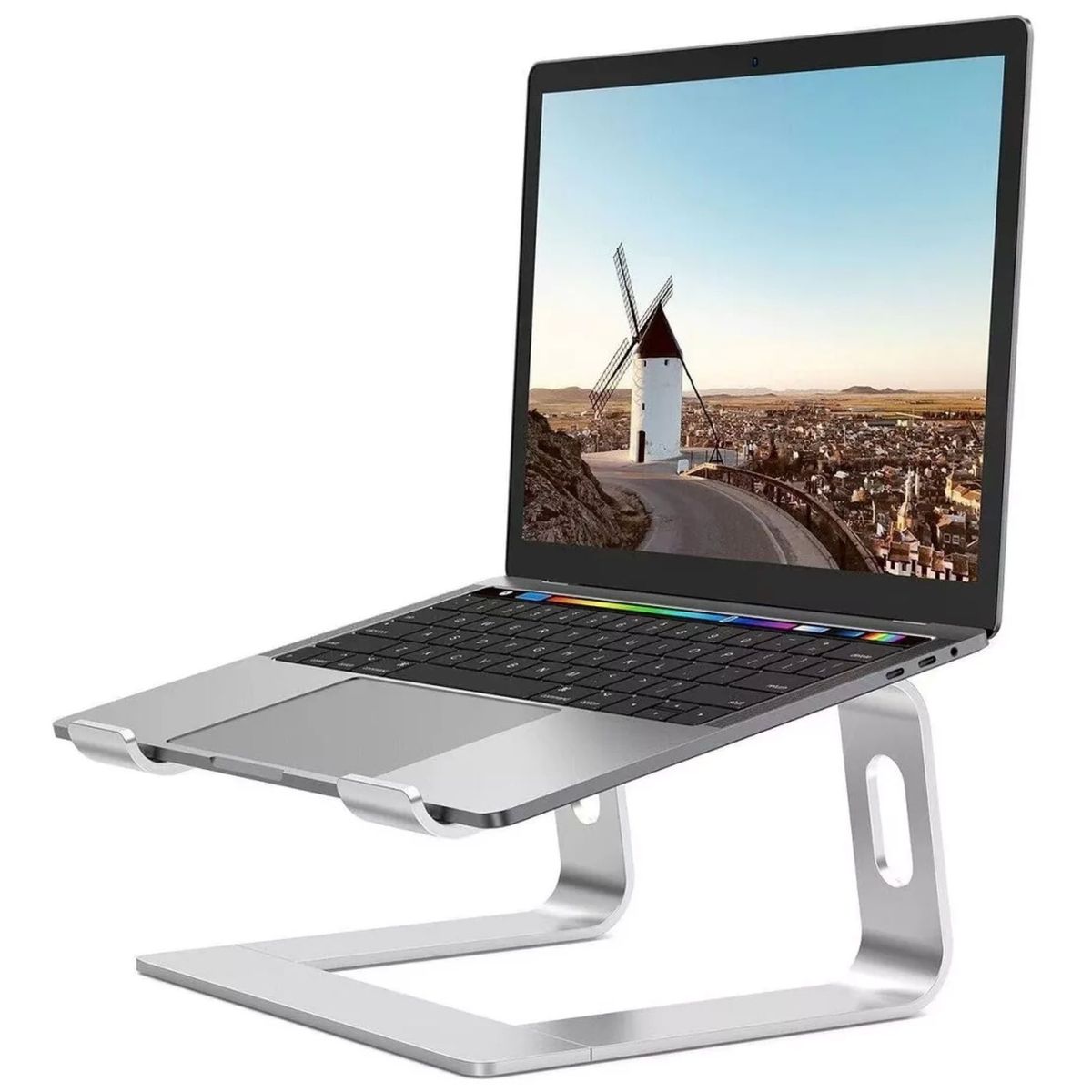 MUNDO MAGIA - Soporte Base Aluminio Para Mac Macbook Notebook 10 - 17