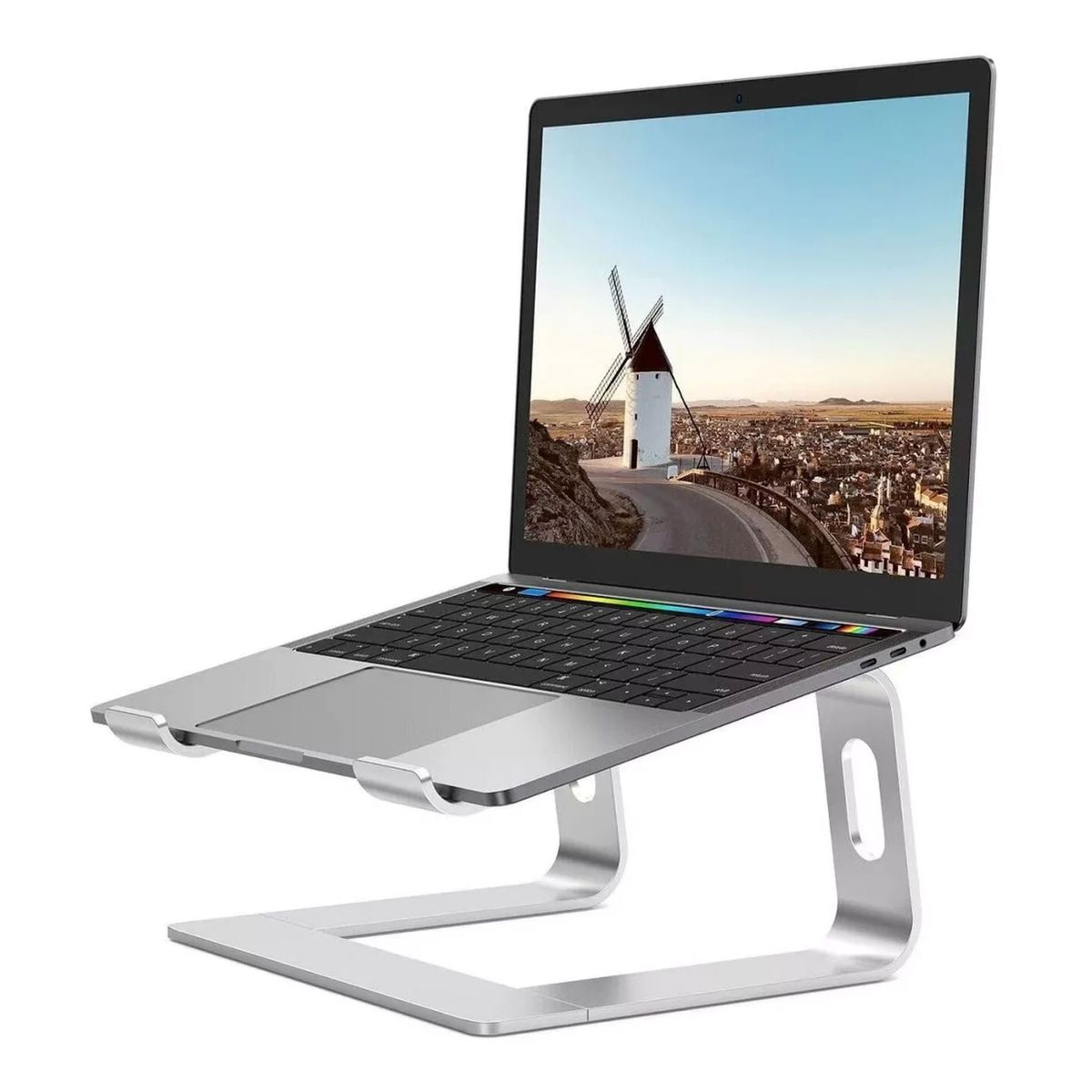 MUNDO MAGIA - Soporte Base Aluminio Para Mac Macbook Notebook 10 - 17