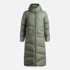 HAKA HONU - Chaqueta Mujer Termal Verde Grisaceo