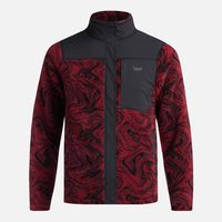 Chaqueta Teen Boy Glaciar Sherpa-Pro Jacket Print Burdeo