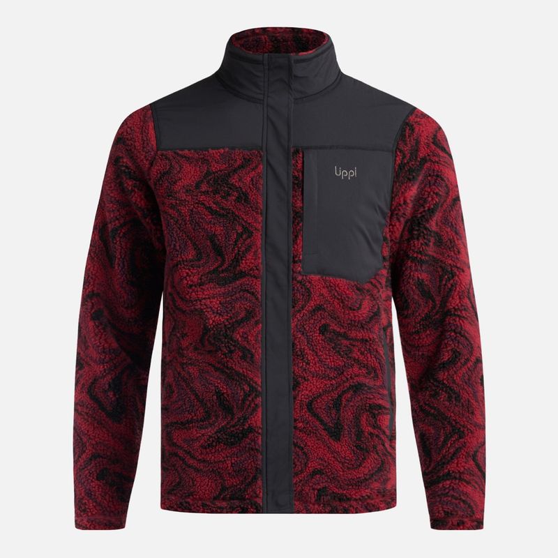 LIPPI - Chaqueta Teen Boy Glaciar Sherpa-Pro Jacket Print Burdeo Lippi
