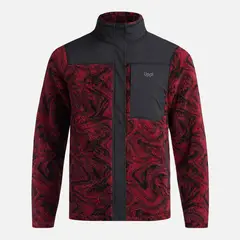 LIPPI - Chaqueta Teen Boy Glaciar Sherpa-Pro Jacket Print Burdeo