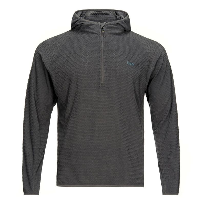 LIPPI - Poleron Hombre Jacaranda Nano-F 14 Zip Hoody Grafito Lippi
