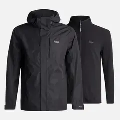 LIPPI - Chaqueta Hombre Tres Cruces Fusion-3 Hoody Jacket Negro
