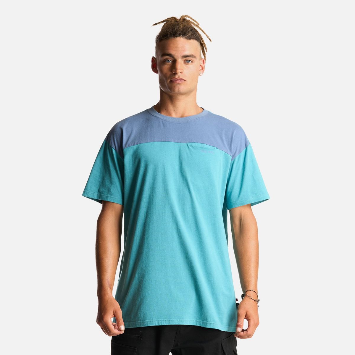 HAKA HONU - Polera Hombre Dale Color Turquesa Haka Honu