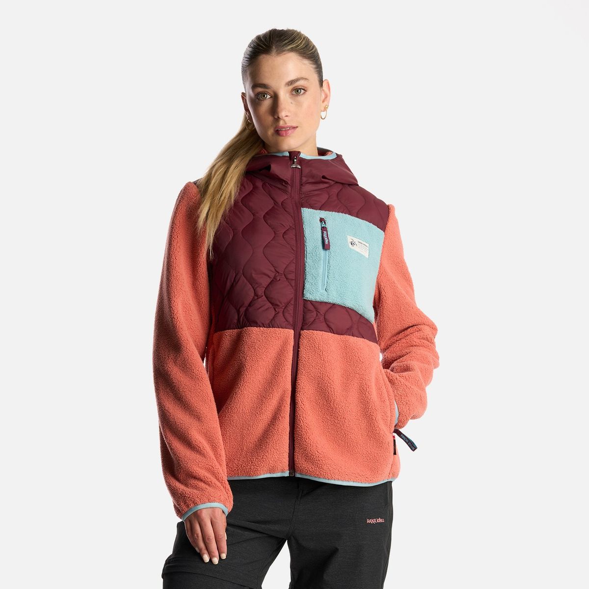 HAKA HONU - Poleron Mujer Ofri Salmon Haka Honu