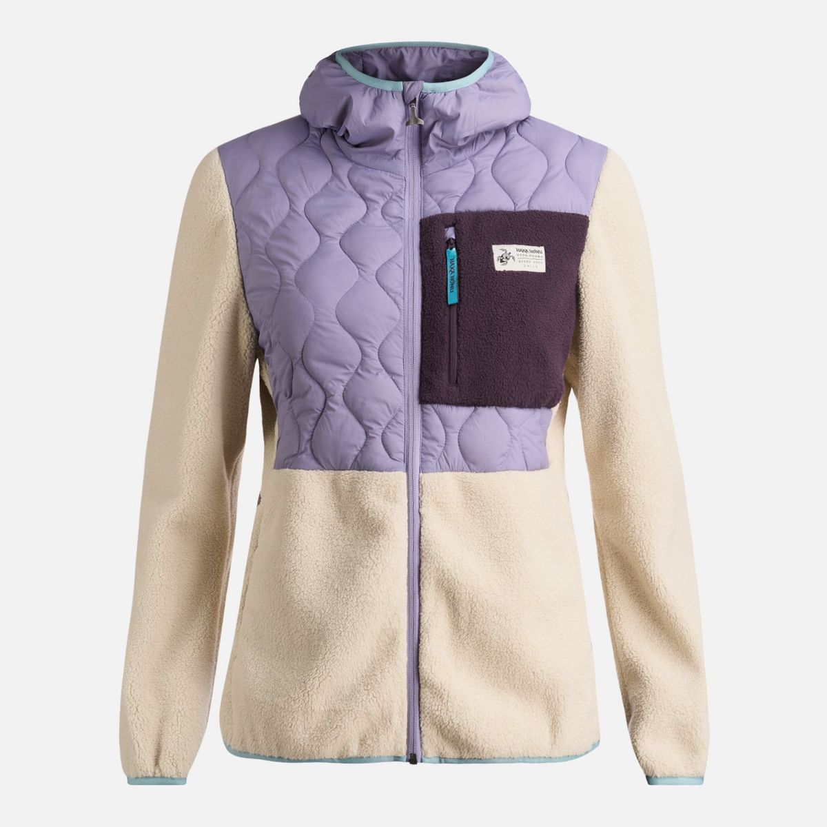 HAKA HONU - Poleron Mujer Ofri Beige Haka Honu