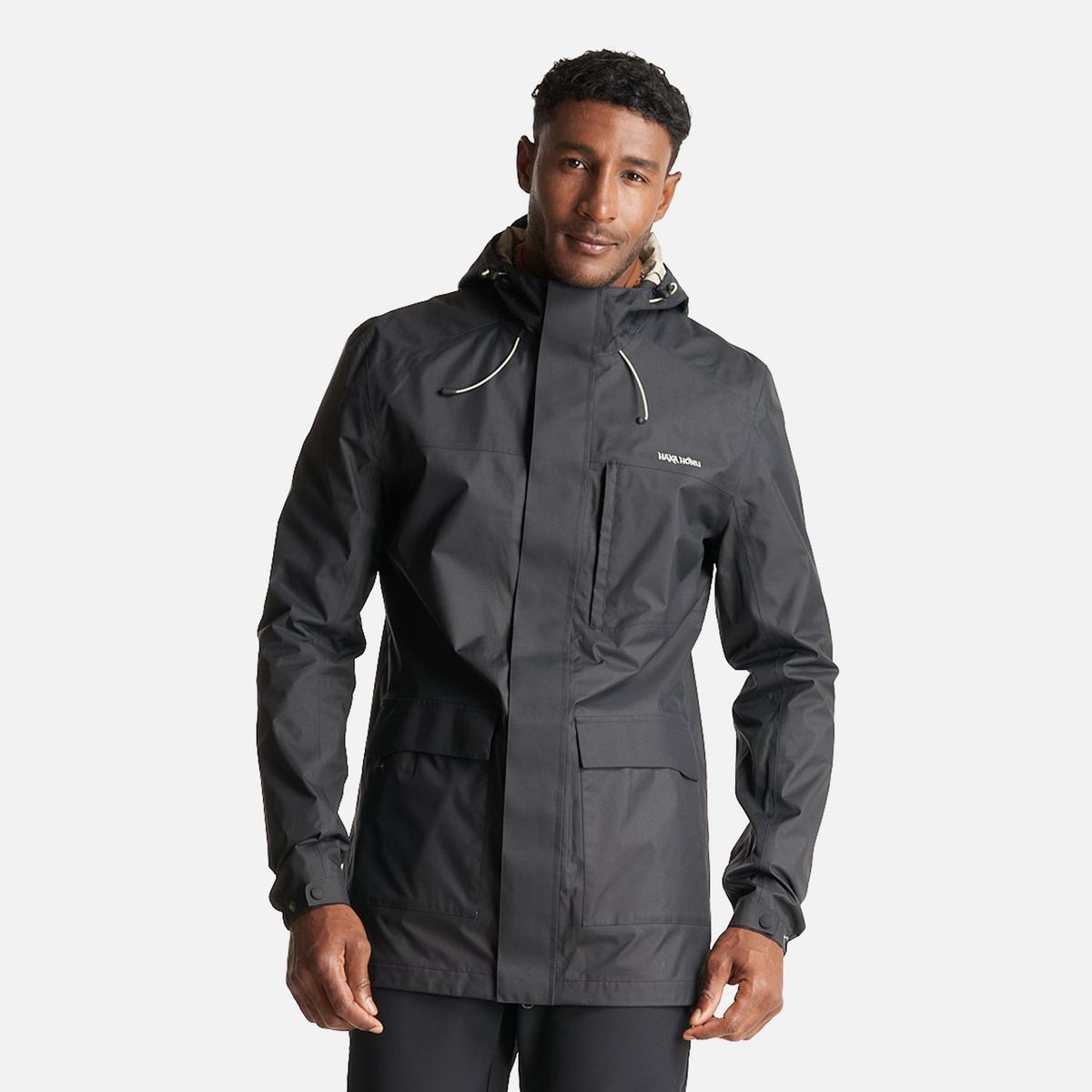 HAKA HONU - Chaqueta Hombre Kauai Negro Haka Honu