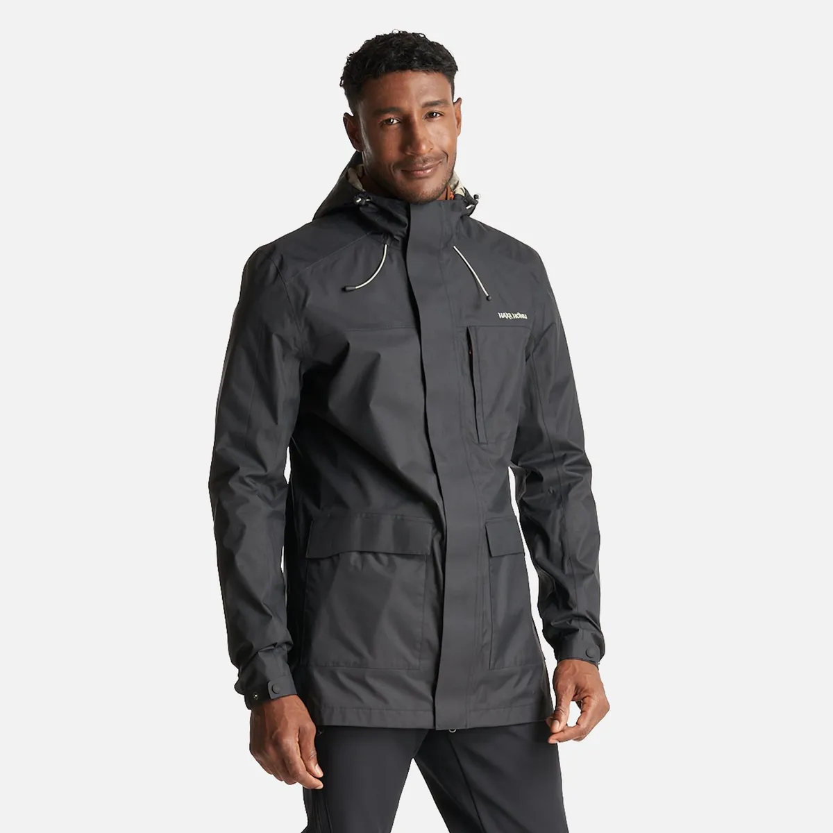 HAKA HONU - Chaqueta Hombre Kauai Negro Haka Honu