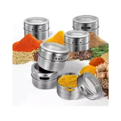GENERICO - Organizador Rectangular Condimentos Cocina 6 Especieros