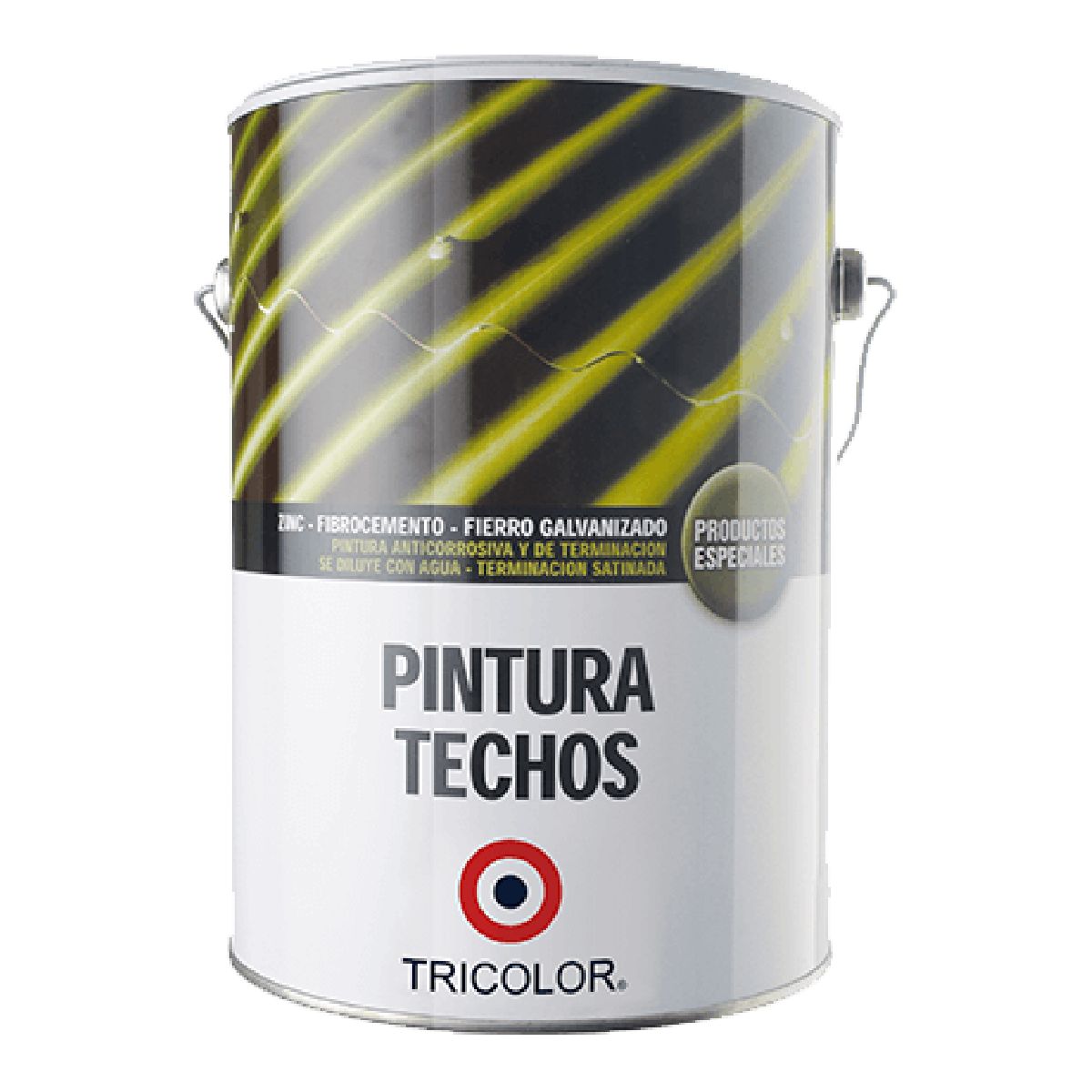 TRICOLOR - Pintura para techo al agua negro Tricolor Mimbral